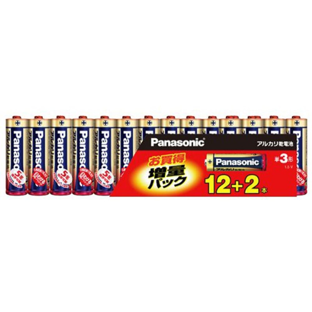 パナソニック　アルカリ乾電池　単３形　シュリンク, 単3形（8）, 8個入り