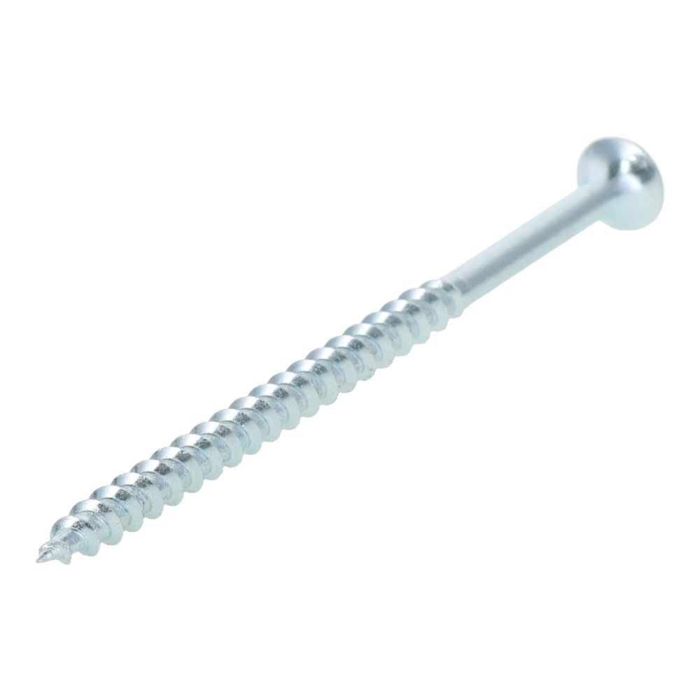 WIZ'A ウィザ　コーススレッド徳用箱２倍入り　９０ｍｍ半ねじ　約４００本入, 三価クロメート, 90mm