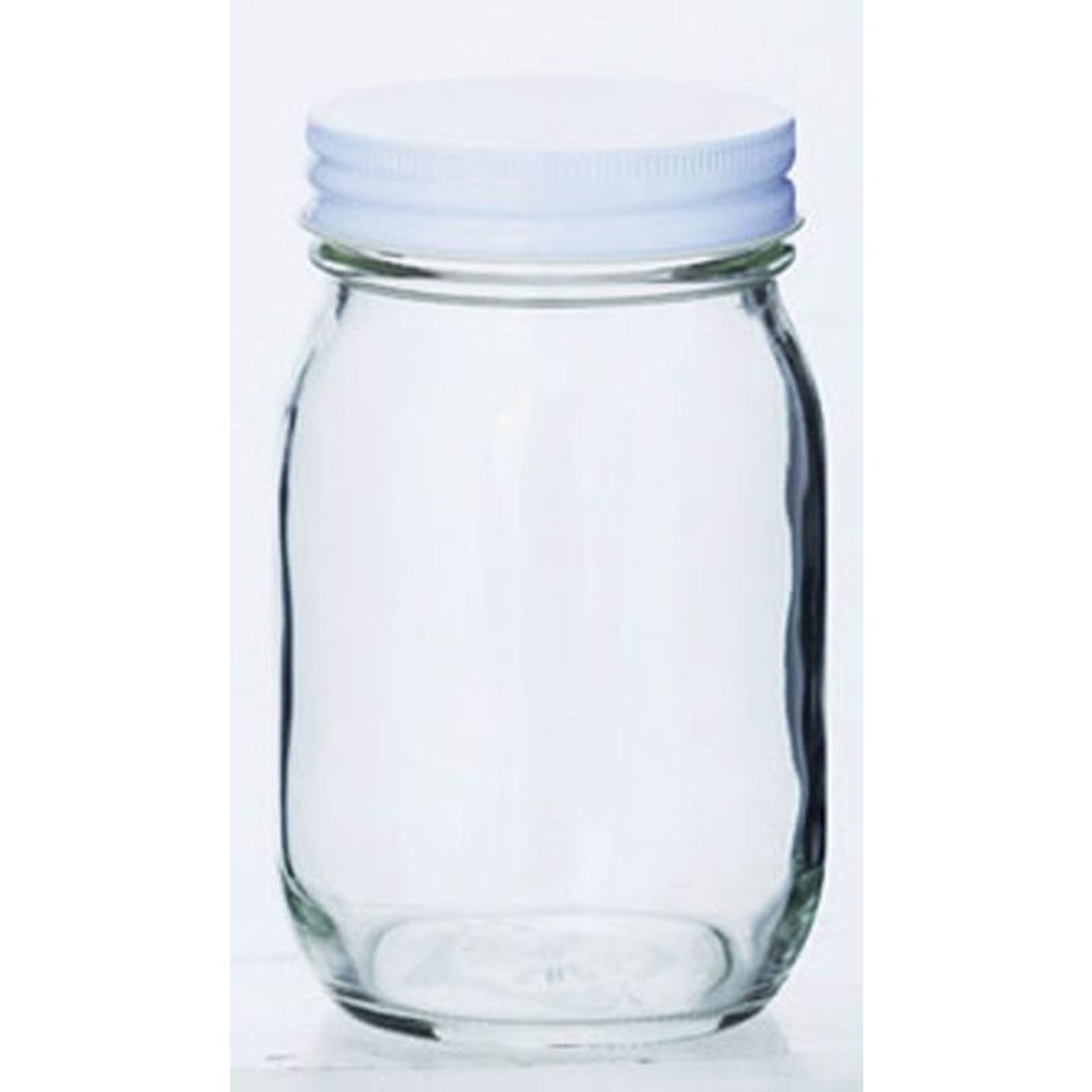ガラス保存びん　ふた付き, 透明（450）, 450ml
