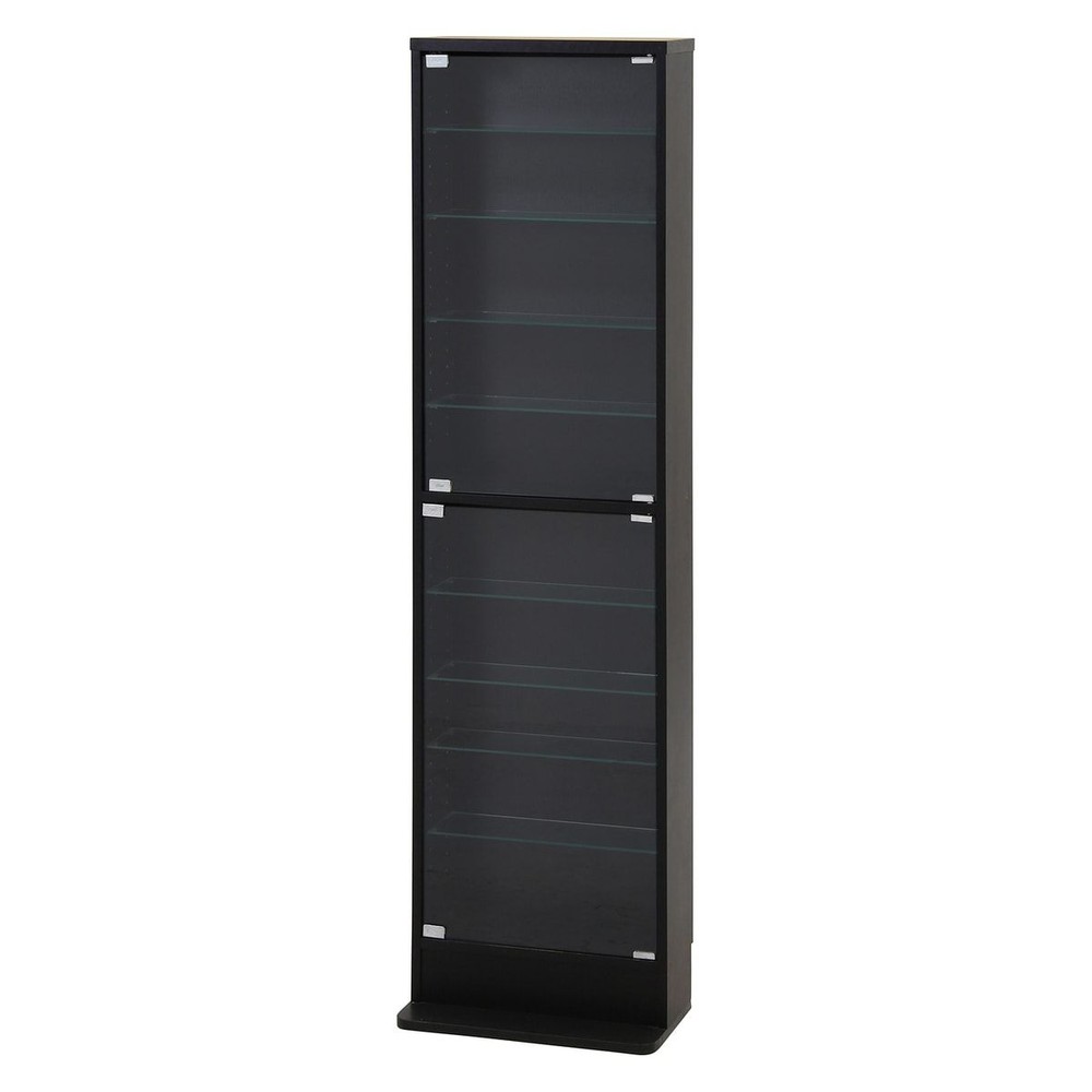 ガラスコレクションケース ハイタイプ 浅型  ＢＫ【メーカー直送・代引不可】, その他カラー１, その他サイズ１