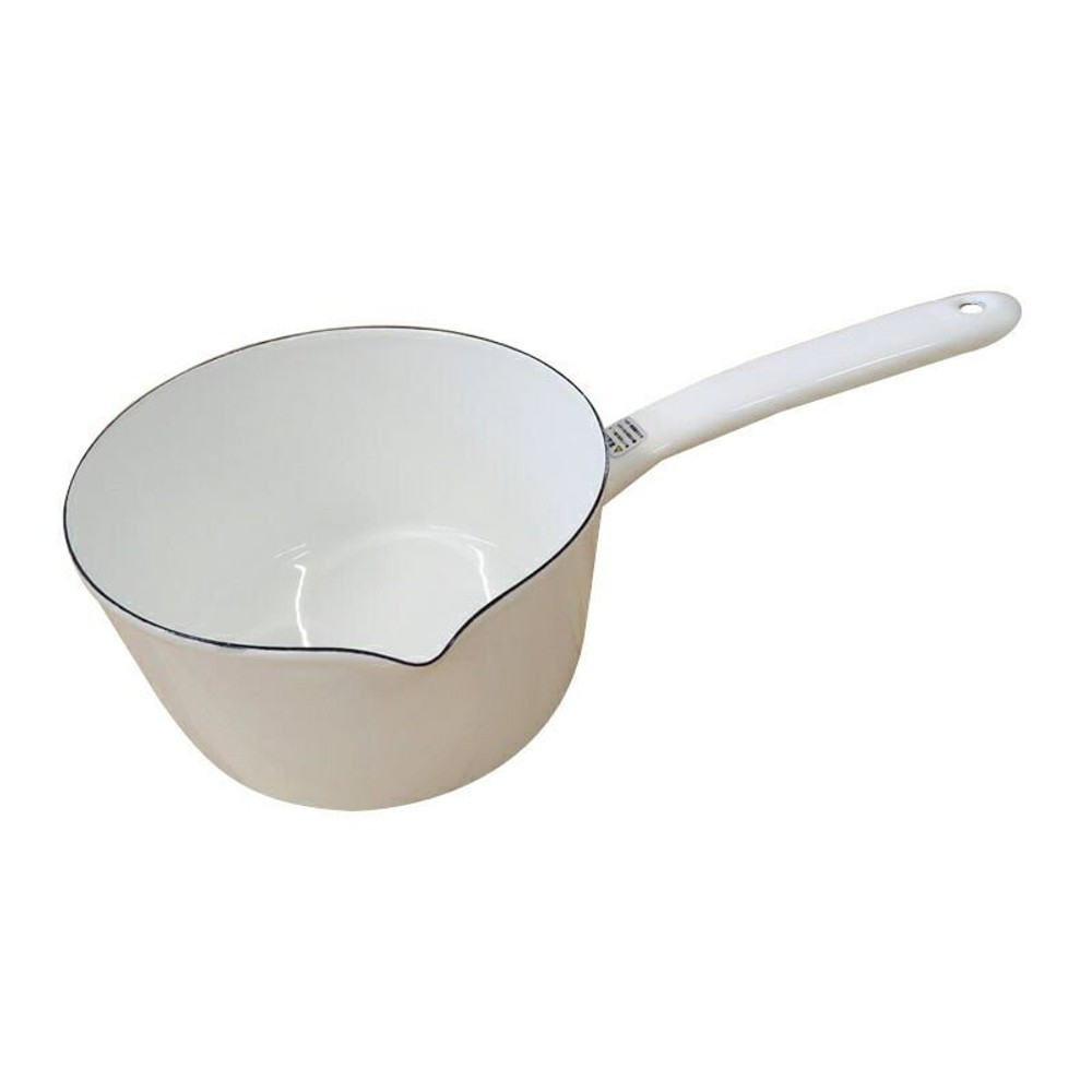 ホーローミルクパン, ホワイト（10cm）, 10cm