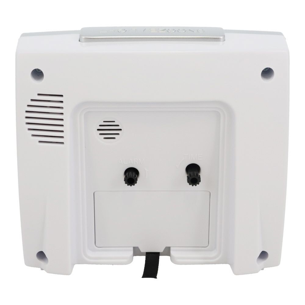 ウィザ WIZ'A 大画面アナログ目覚まし時計, シルバー, WIZA-T035