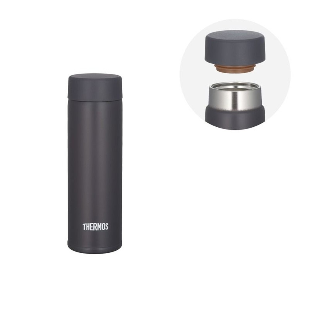 サーモス　真空断熱ポケットマグ ＪＯＪー１５１ ＳＭＢ, スモークブラック, 150ml