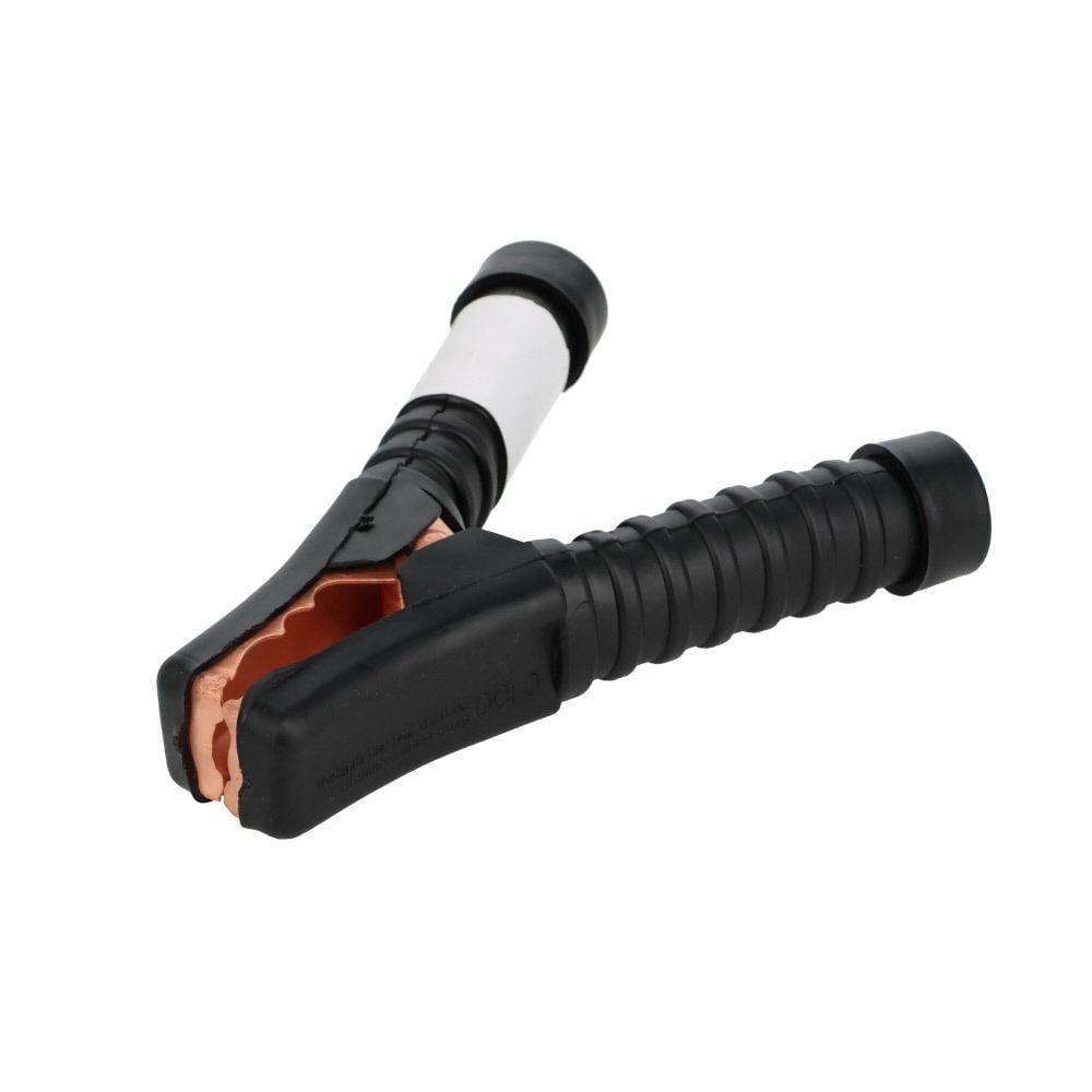Meltec ブースタークリップ 絶縁カバー付き 黒 100A, 黒, 100A
