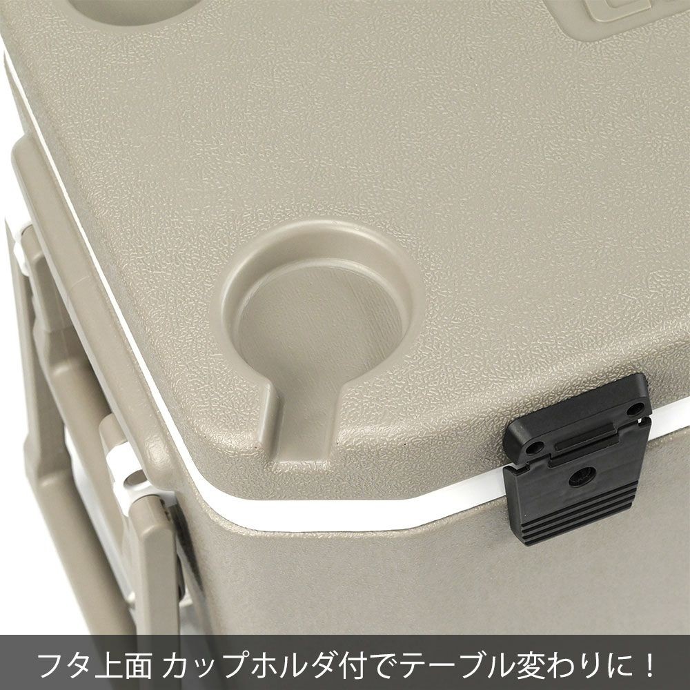 3ＤＡＹＳ クーラー キャスター付 45L, グレー, 45L