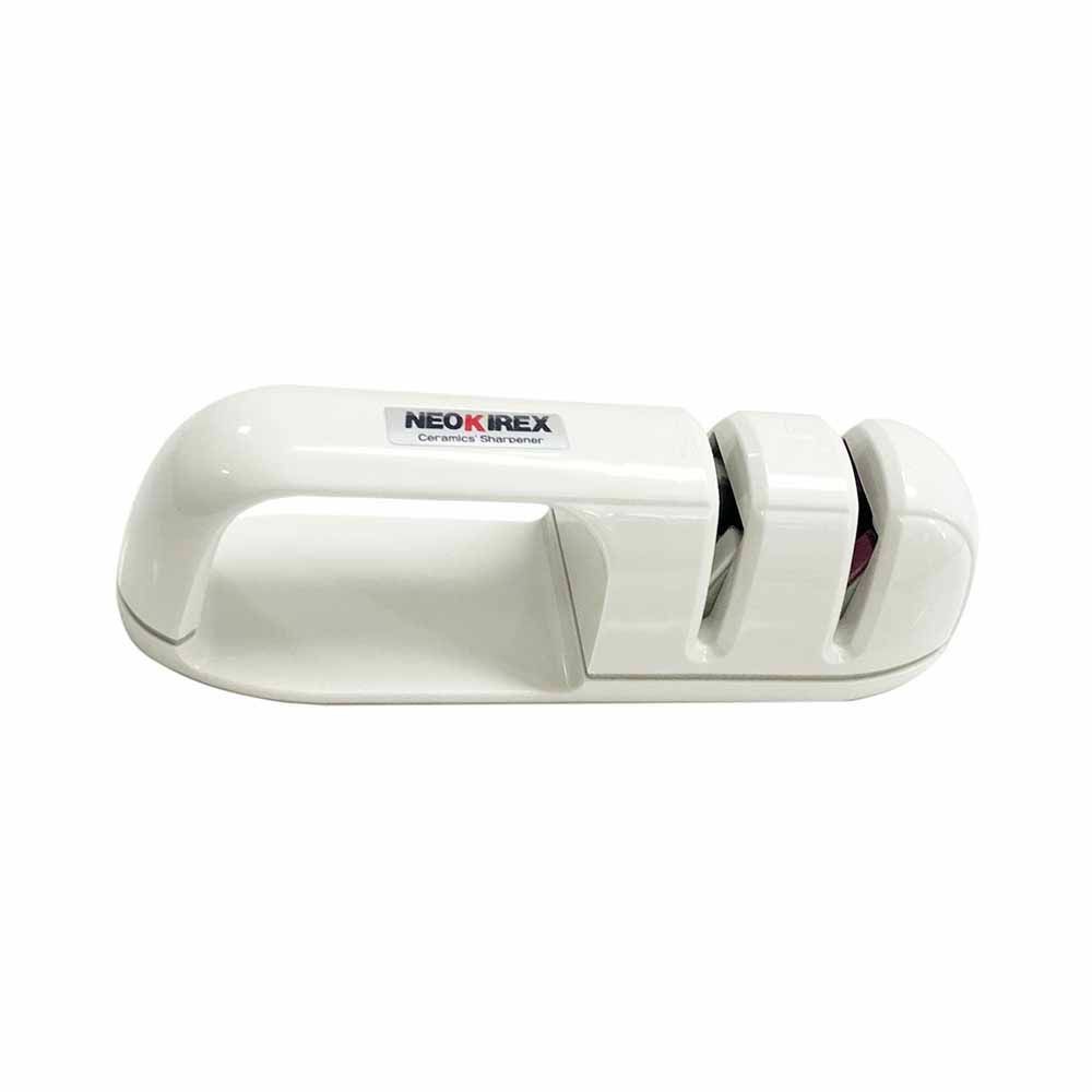 下村工業 ネオキレックス セラミック製包丁研ぎ器 CT-12W, 白, CT-12W