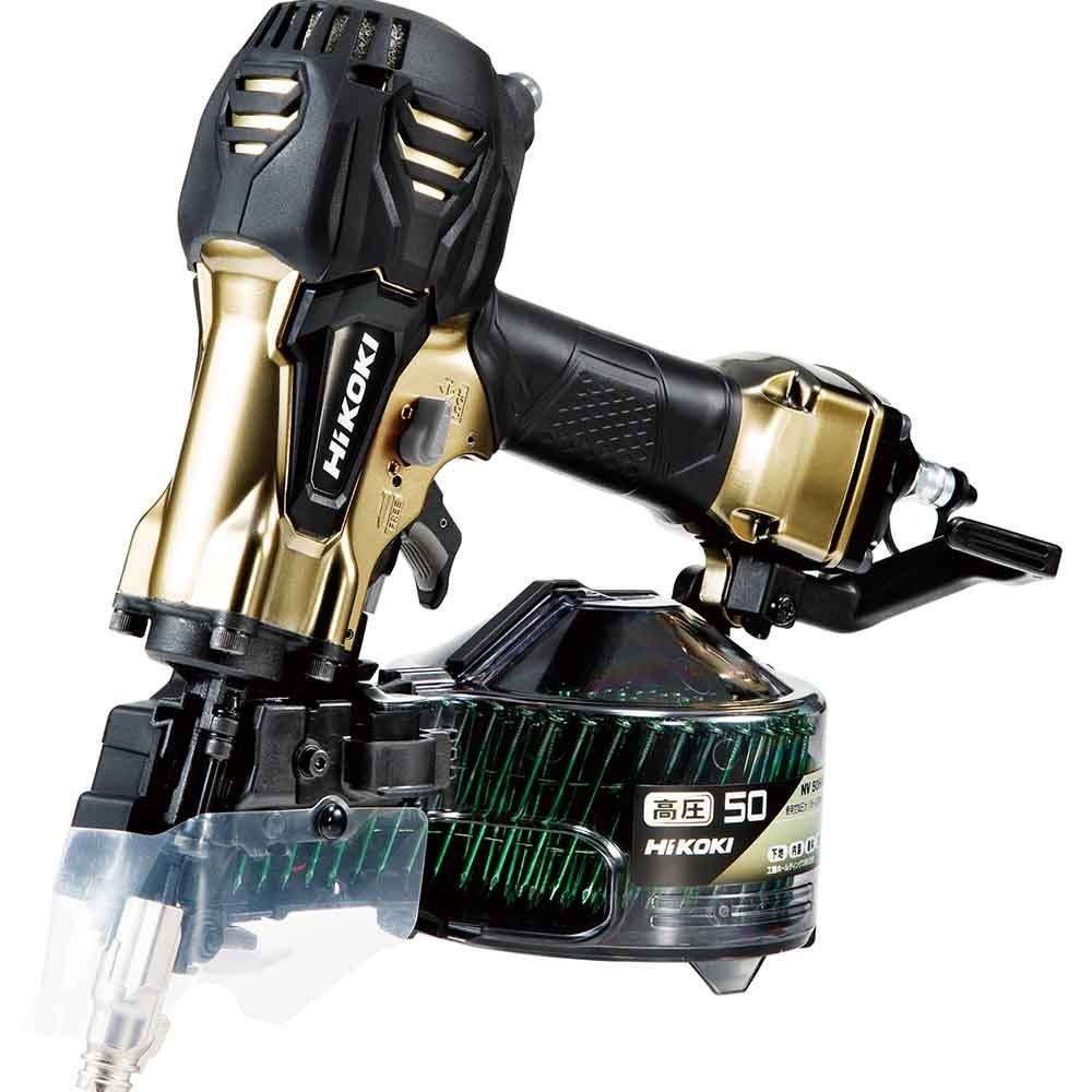 ハイコーキ　HiKOKI 高圧ロール釘打機 NV50HR2 (S), ハイゴールド, NV50HR2 (S)