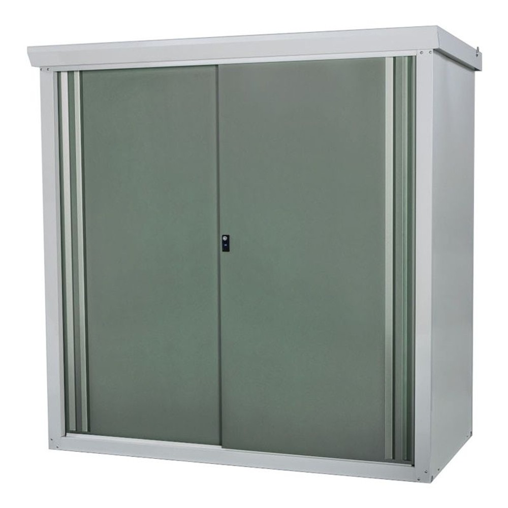 グリーンライフ ファミリー物置 ダシーレ  SRM-1515【メーカー直送・代引不可】, チタングレー, 155cm幅