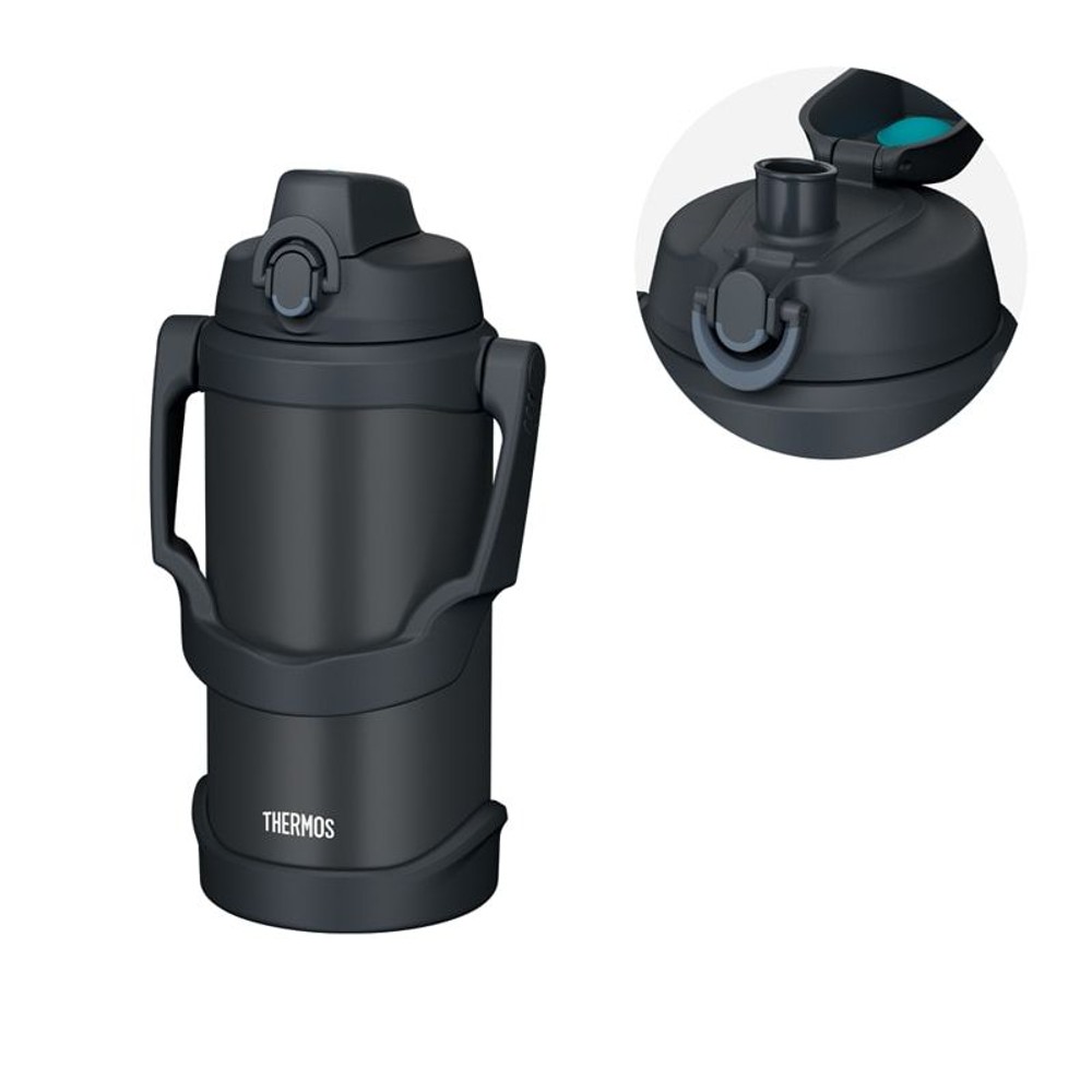 サーモス　真空断熱スポーツジャグ　ＦＪＱー２００１　ＢＫーＪ, ブラックジェイド, 2.0L