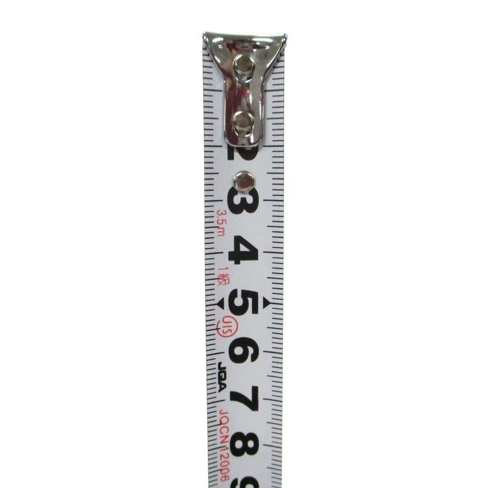 ウィザ WIZ&rsquo;A ロック付メジャー JIS付 16mm幅&times;長さ3.5m, レッド, 19mm巾&times;長さ3.5m