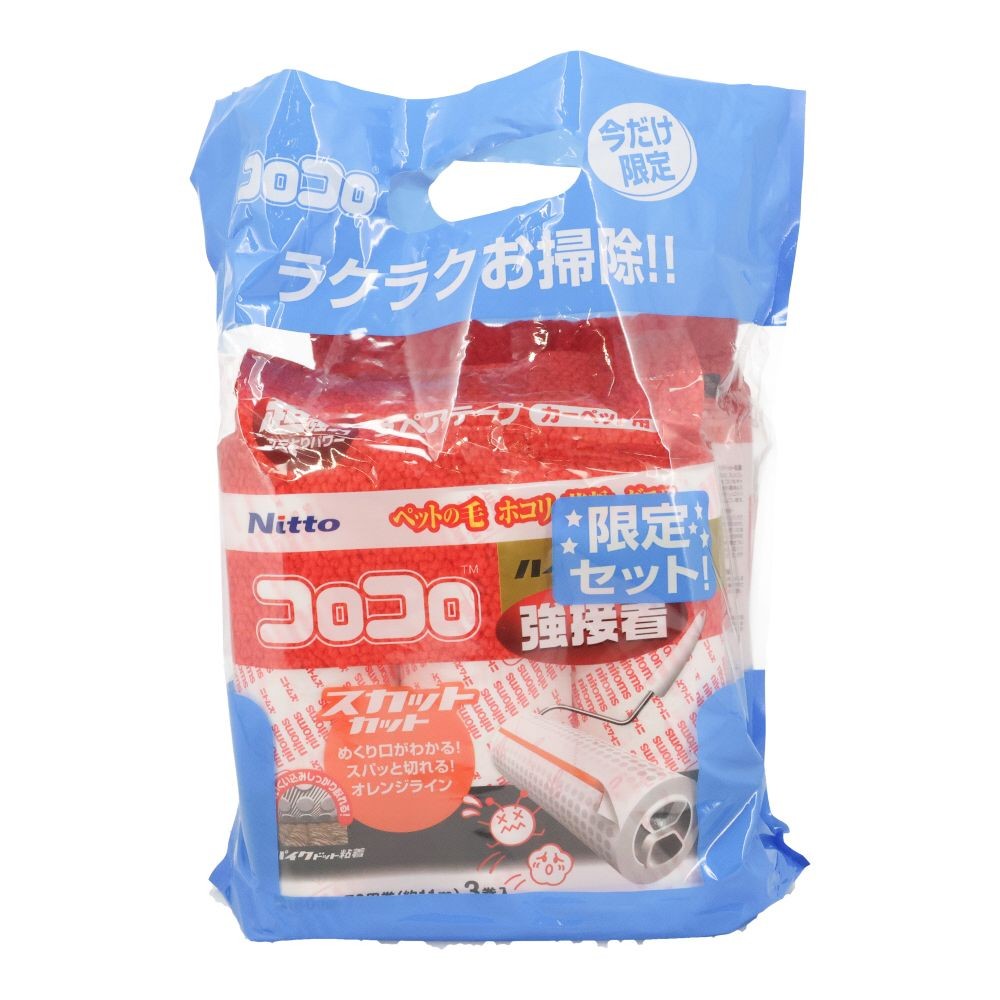 スペアテープ　コロコロＨＧＳＣ強接着70周3巻×2Ｐ, ホワイト, 70周3巻×2Ｐ