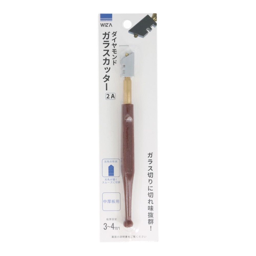 ウイザ WIZ&rsquo;A ガラス切 中厚板用　２Ａ, 中厚板用, 3〜4mm用