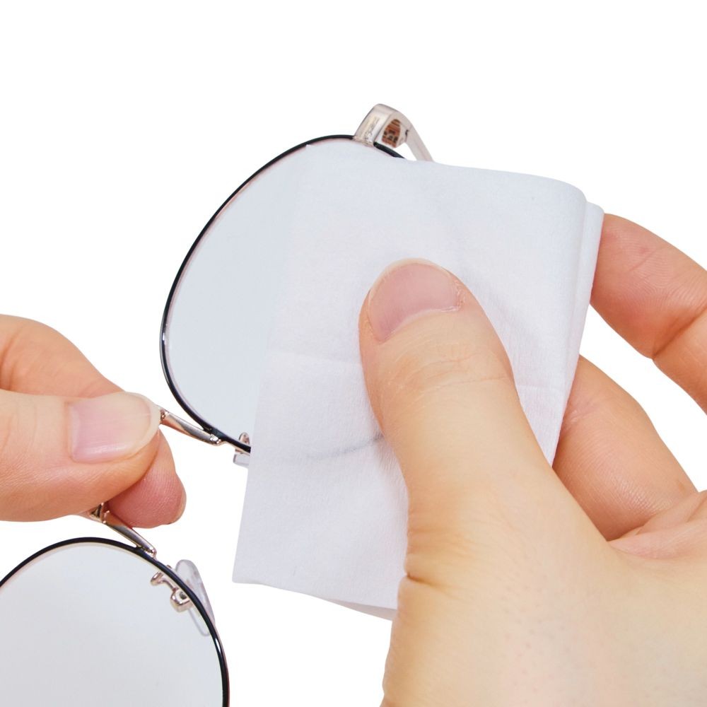 ウィザ WIZ'A 拭き跡が残りにくいメガネクリーナー　40包入, 使い捨て, 40包入