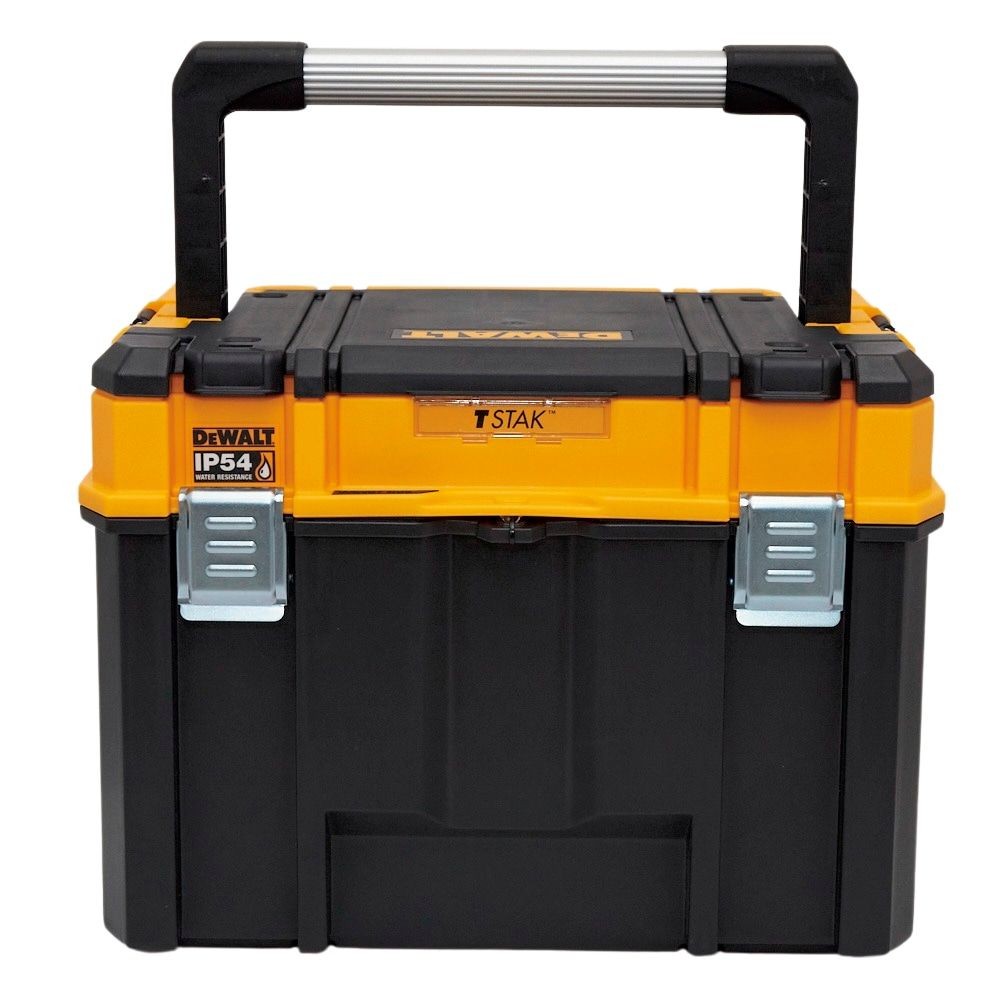 DEWALT/デウォルト システムツールボックス TSTAK2.0 ティースタックモバイルツールボックス DWST83347-1, 黒/黄, DWST83343-1