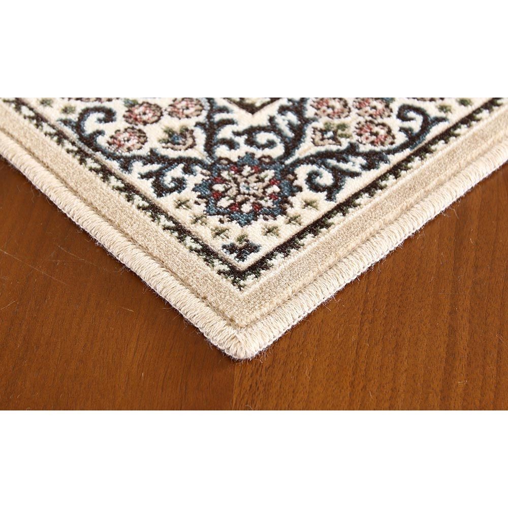洗える・すべりにくい・抗菌防臭・床暖房対応 70&times;120cm 国産モケットマット MED ベージュ, ベージュ, 70&times;120cm