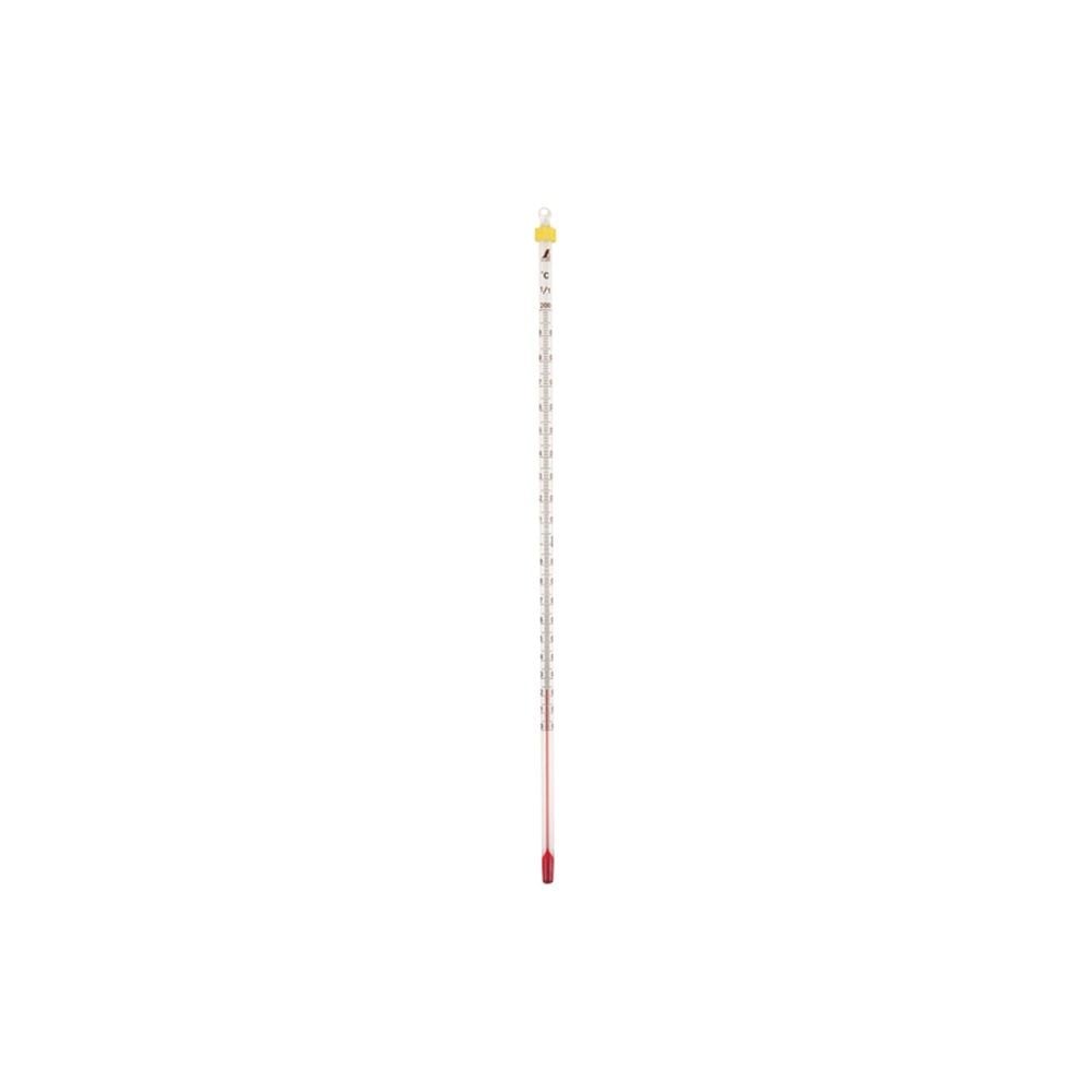 棒状温度計 ガラス製 H-2S 0~200&deg;C 30cm, 72747, 30cm