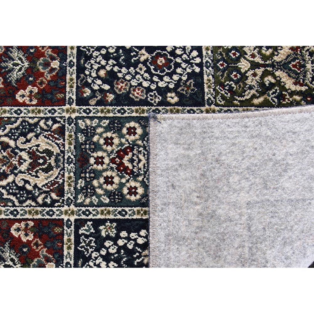 洗える・すべりにくい・抗菌防臭・床暖房対応 60&times;90cm 国産モケットマット MED ネイビー, ネイビー, 60&times;90cm