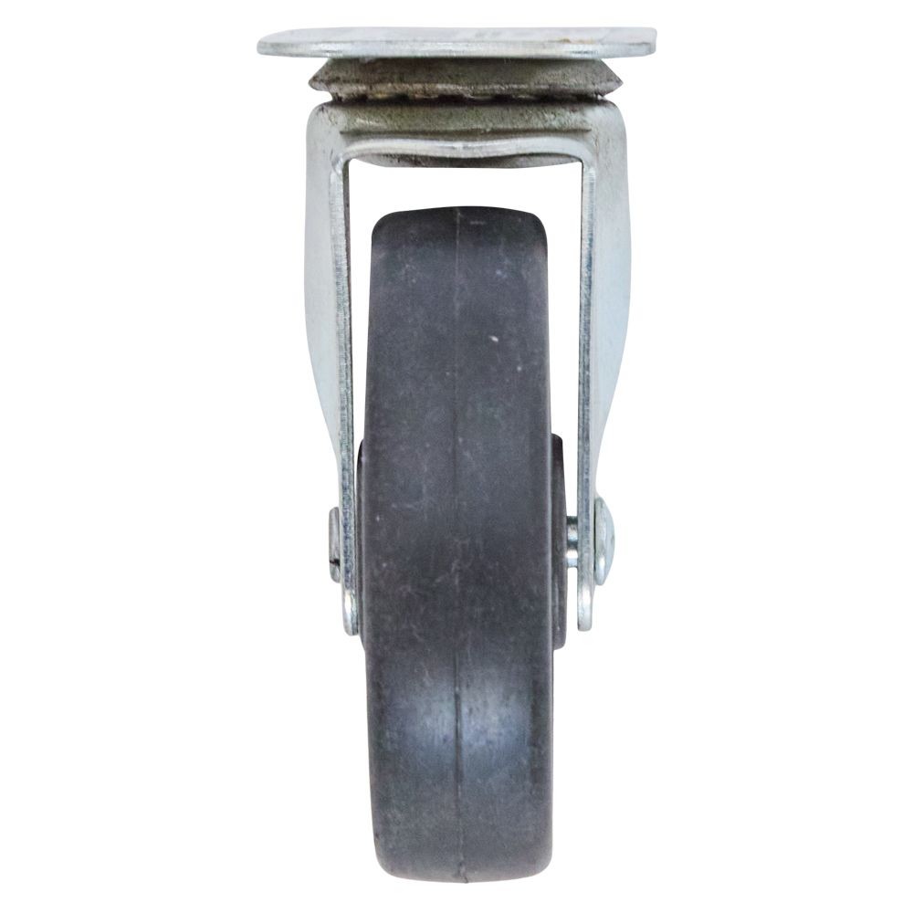 樹脂製　平台車　自在キャスター　７５ｍｍ, ブラック, 1個入り