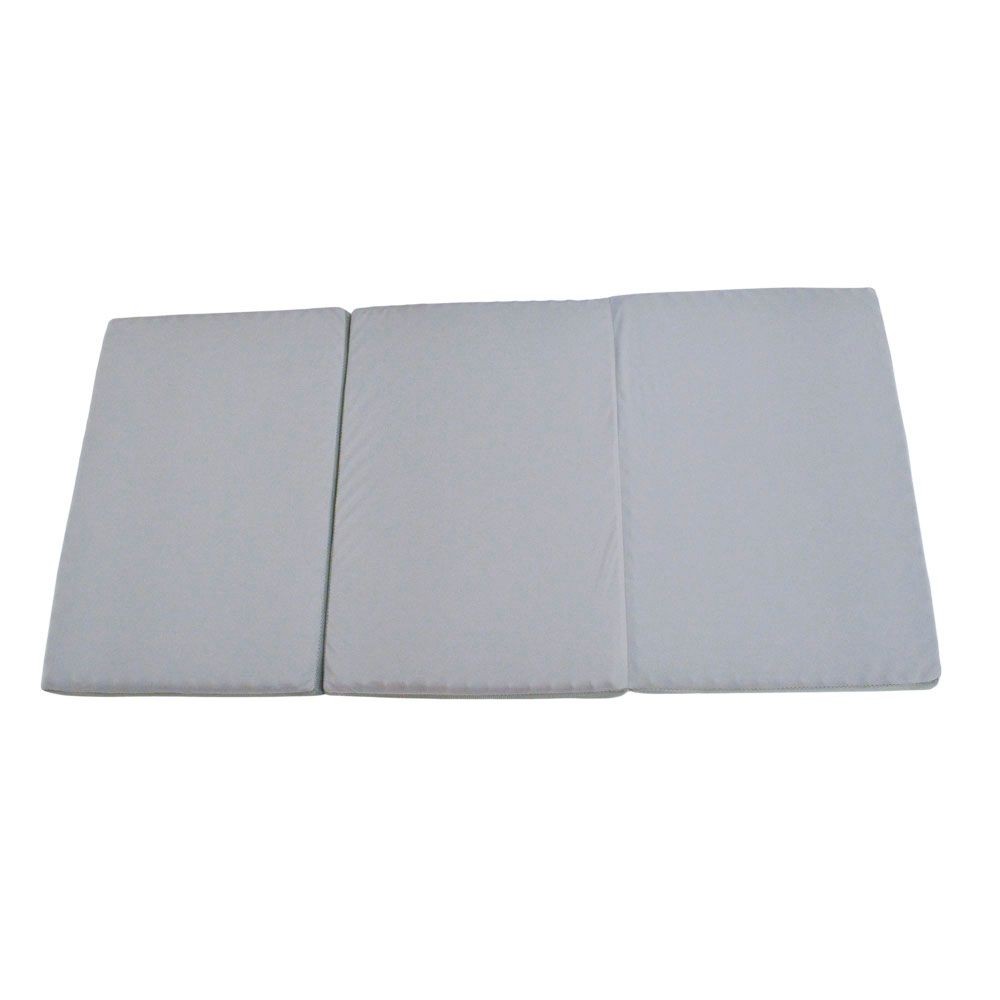 WIZ'A ウイザ　腰を支える３つ折りマットレス８ｃｍ, グレー, シングル