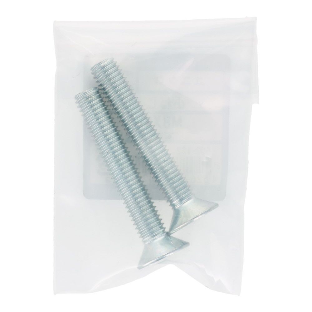 小ねじ　皿　ユニクロ　Ｍ８&times;５０ｍｍ　２本入, シルバー, M8&times;50mm