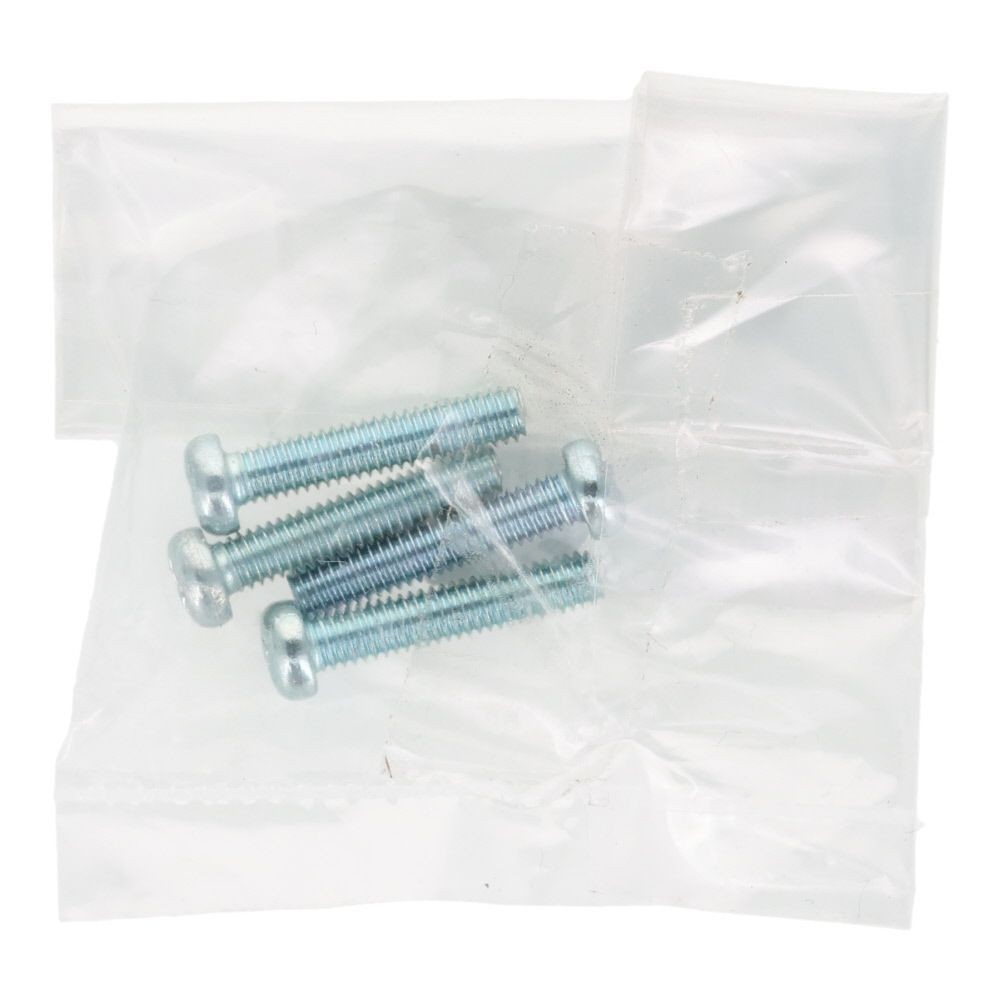 小ねじ　なべ　ユニクロ　Ｍ４&times;２０ｍｍ　４本入, シルバー, M4&times;20mm