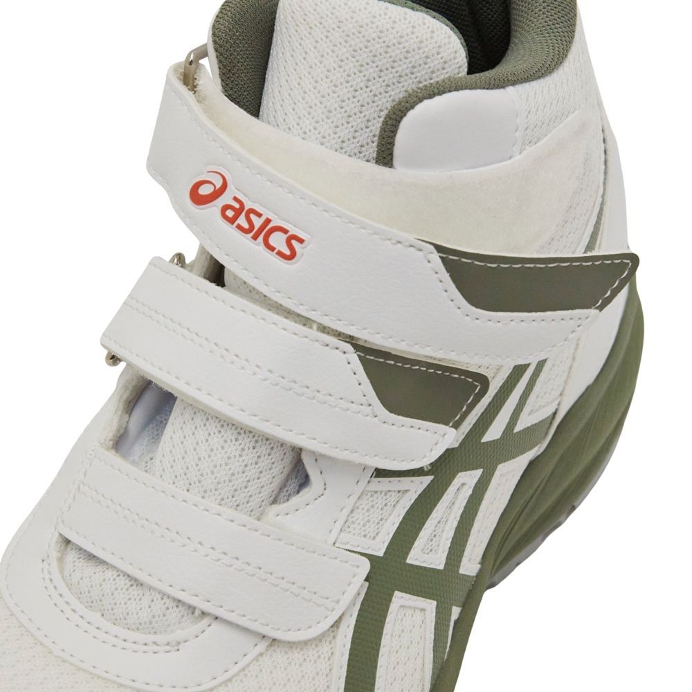 アシックス（ASICS） ウィンジョブCP216 ホワイト&times;ライケングリーン, ホワイト&times;ライケングリーン, 25.5cm