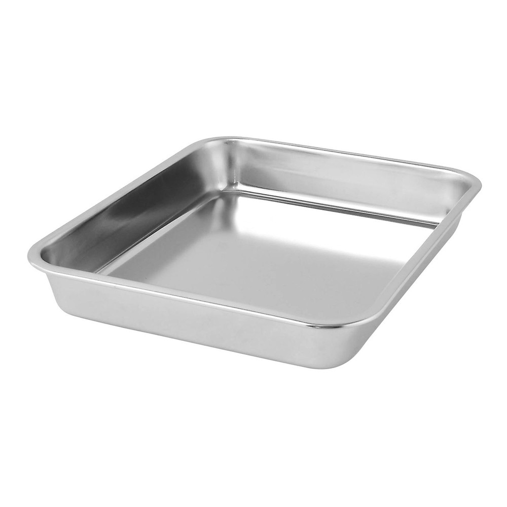 19ー0ステンレス製 角バット  キャビネ判, ステンレス, キャビネット判