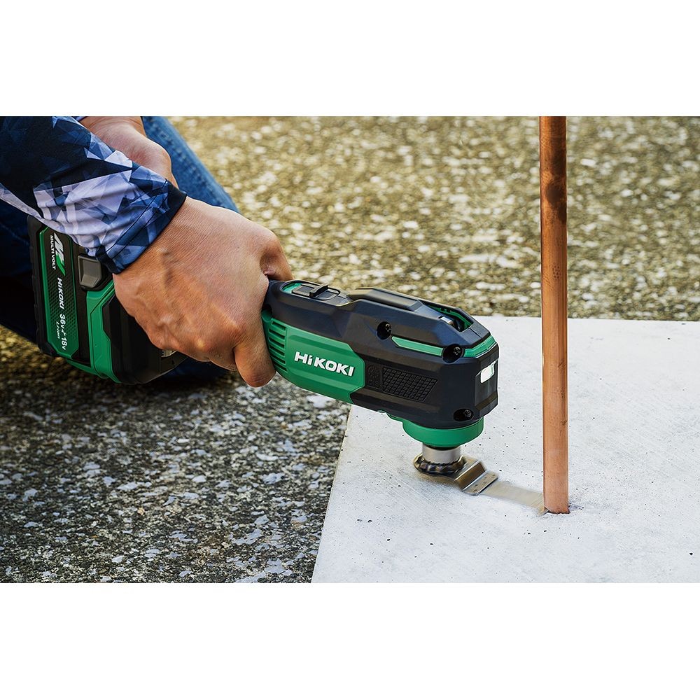 ハイコーキ　HIKOKI １８Ｖマルチツール（蓄電池１個、充電器付き） CV18DA (XPZ), グリーン, CV18DA (XPZ)