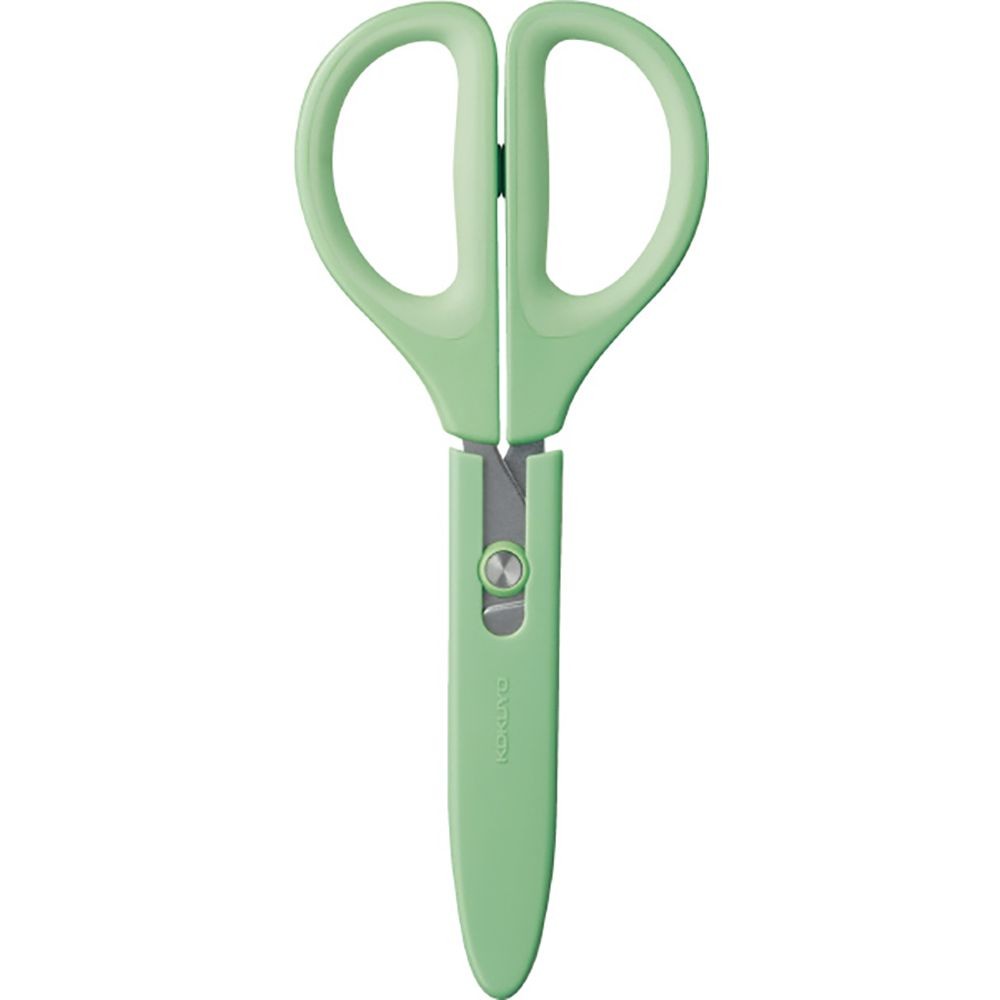 【10個セット】コクヨ はさみ サクサ グルーレス刃【メーカー直送・代引不可】, グリーン, 本体