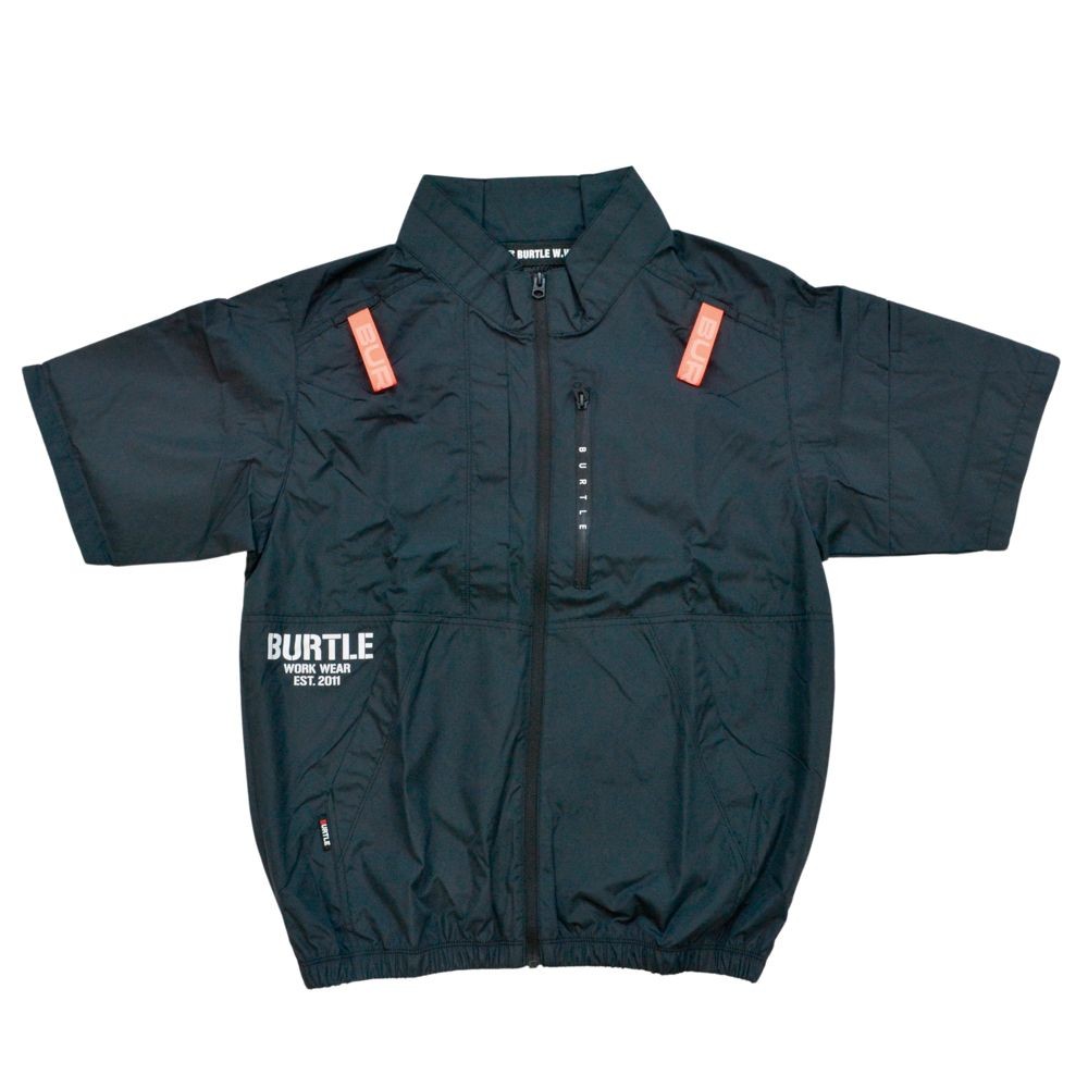 エアークラフト AC半袖ブルゾン AC2016 ブラック, その他カラー２, Lサイズ