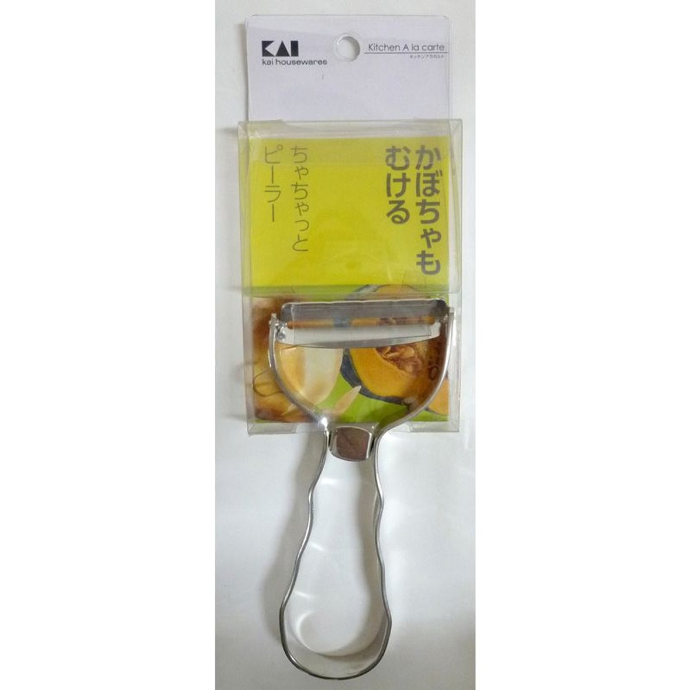 かぼちゃもむける　ちゃちゃっとピーラー, シルバー, ちゃちゃっとピーラー