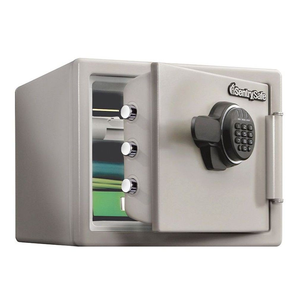 【開梱・設置費込】セントリー耐火金庫  JF082ET テンキー式 1時間耐火【メーカー直送・代引不可】, ダブグレー, JF082ET