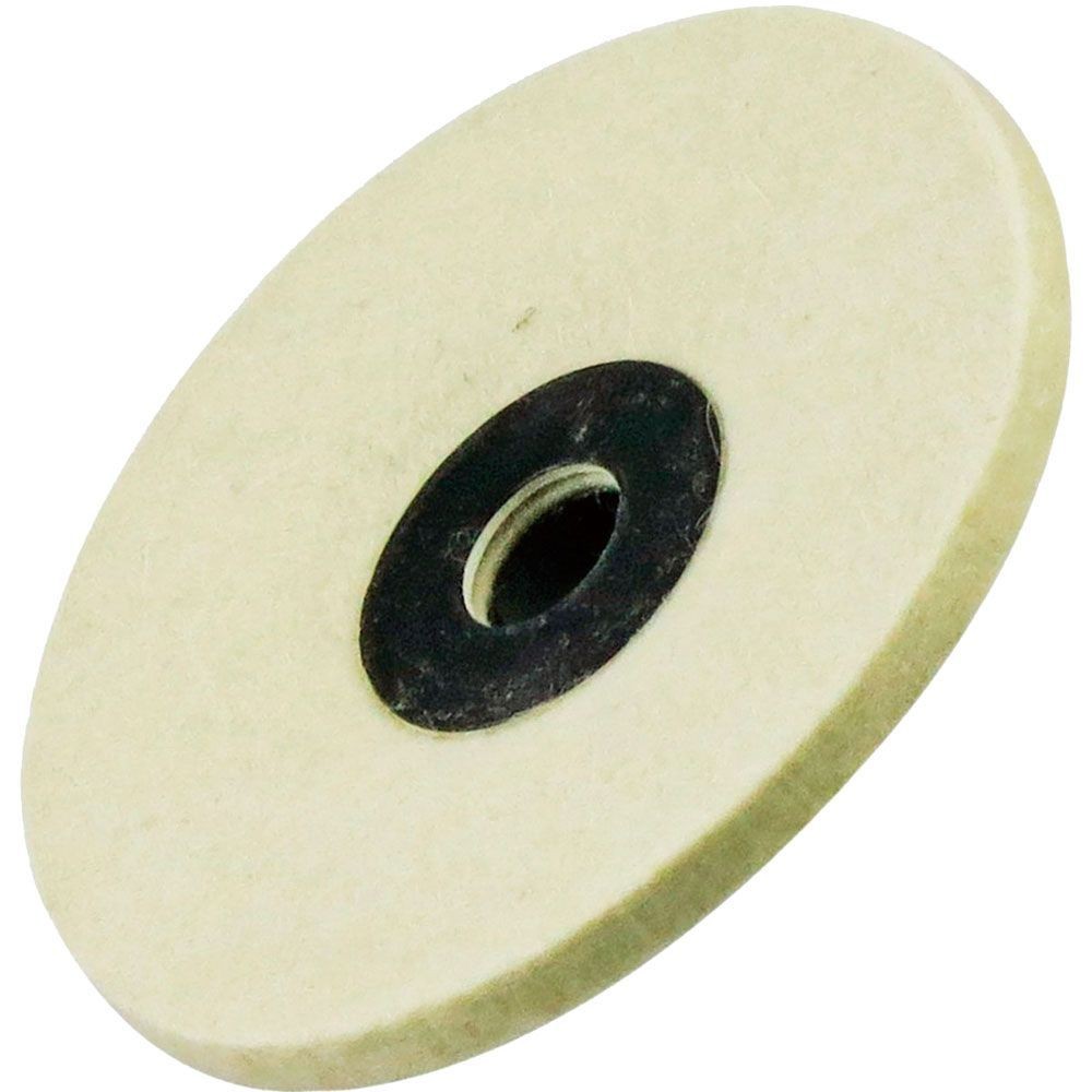 ヤナセ（YANASE） 光沢降臨　曲面用　フェルトディスク　１００×１５ KT02, ホワイト, 100×15×6mm