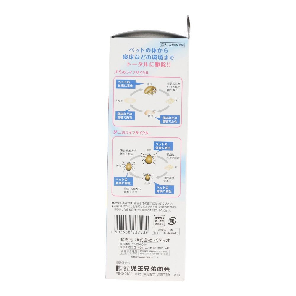 ノミ・ダニ取りスプレー　犬用　２００ｍｌ, 犬用, 200ml