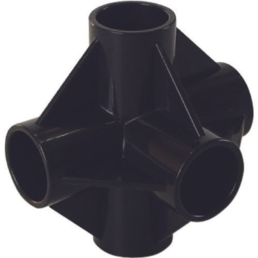 YAZAKI 矢崎化工 イレクタープラスチックジョイント J-15B S 枠・パイプのつなぎ用　&Phi;28用, アイボリー, J-15B S（5方向ジョイント（枠のつなぎ用・1方向通し））