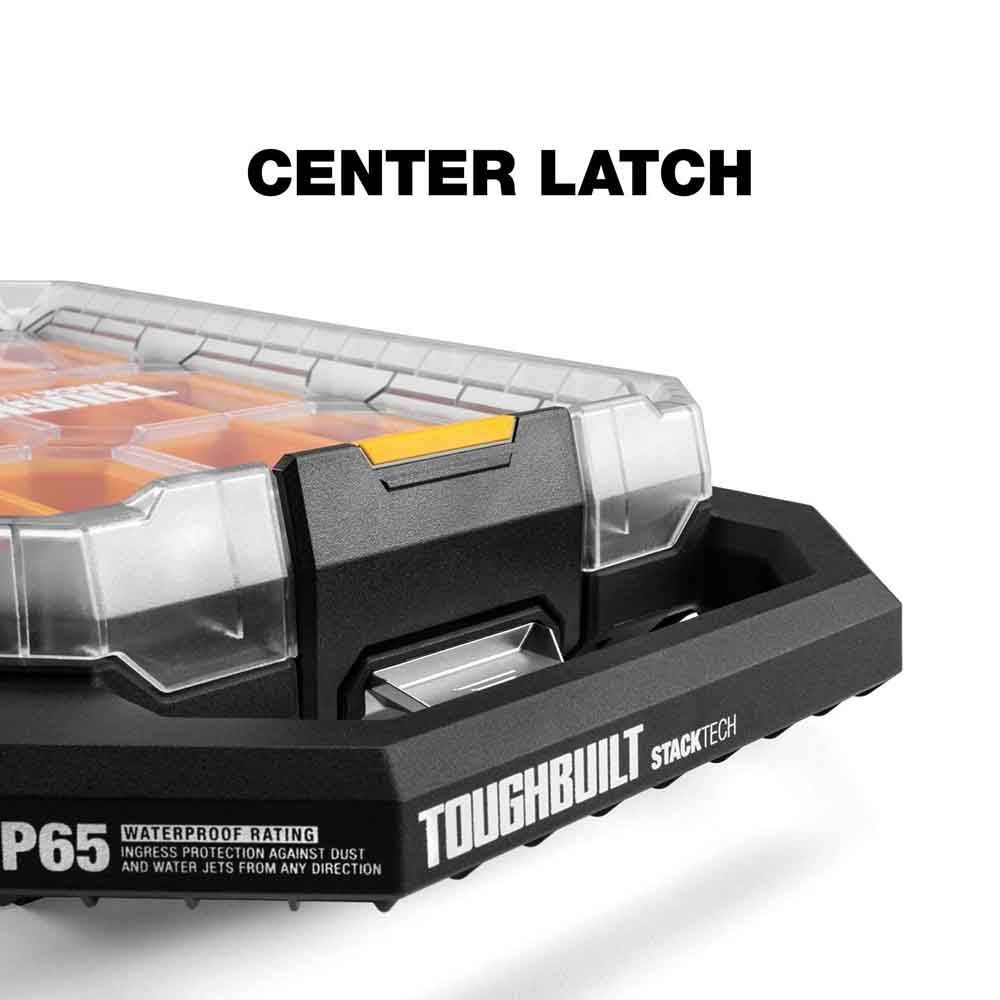 【数量限定】TOUGHBUILT（タフビルト）STACK TECH(スタックテック) 　ハーフオーガナイザー, ブラック, TB-B1-O-10C