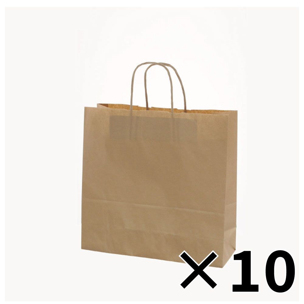 【10個セット】シモジマ　２５ＣＢ　３才　未晒クラフト　１０枚入 【メーカー直送・代引不可】, クラフト, 3330400