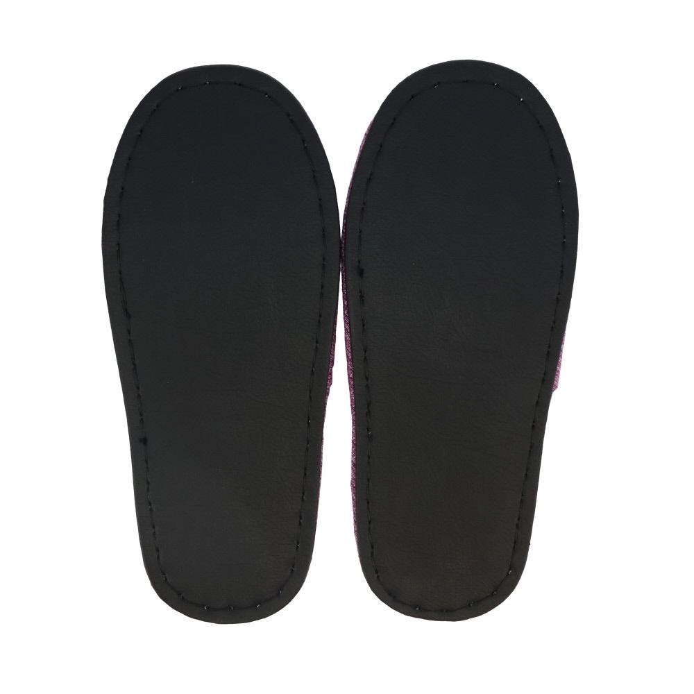 竹中敷きスリッパ, パープル, Mサイズ