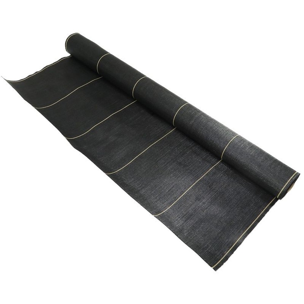耐候年数約10年の防草シート, 黒（1×50m）, 1×10m