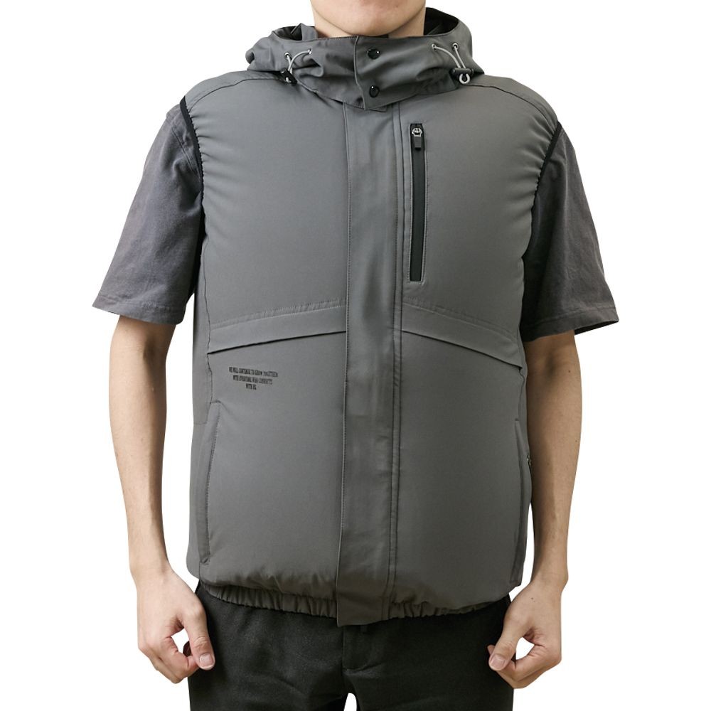 【2025年モデル】ウイザ WIZ'A 空調ウェアＰＲＯ　ベスト　チャコールグレー, チャコールグレー, Mサイズ