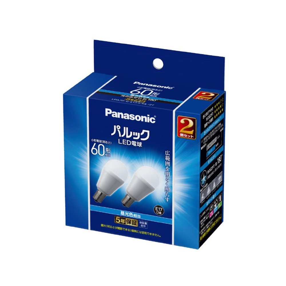 小型ＬＥＤ60Ｗ／ＬＤＡ7ＤＧＥ17ＳＫ6, その他カラー１, 1個入り