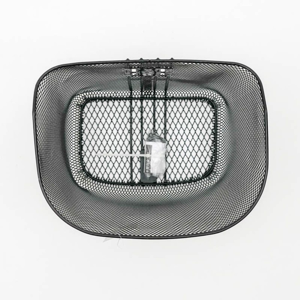 メッシュ前カゴ　ブラック, ブラック, 幅280×奥行200×高さ250