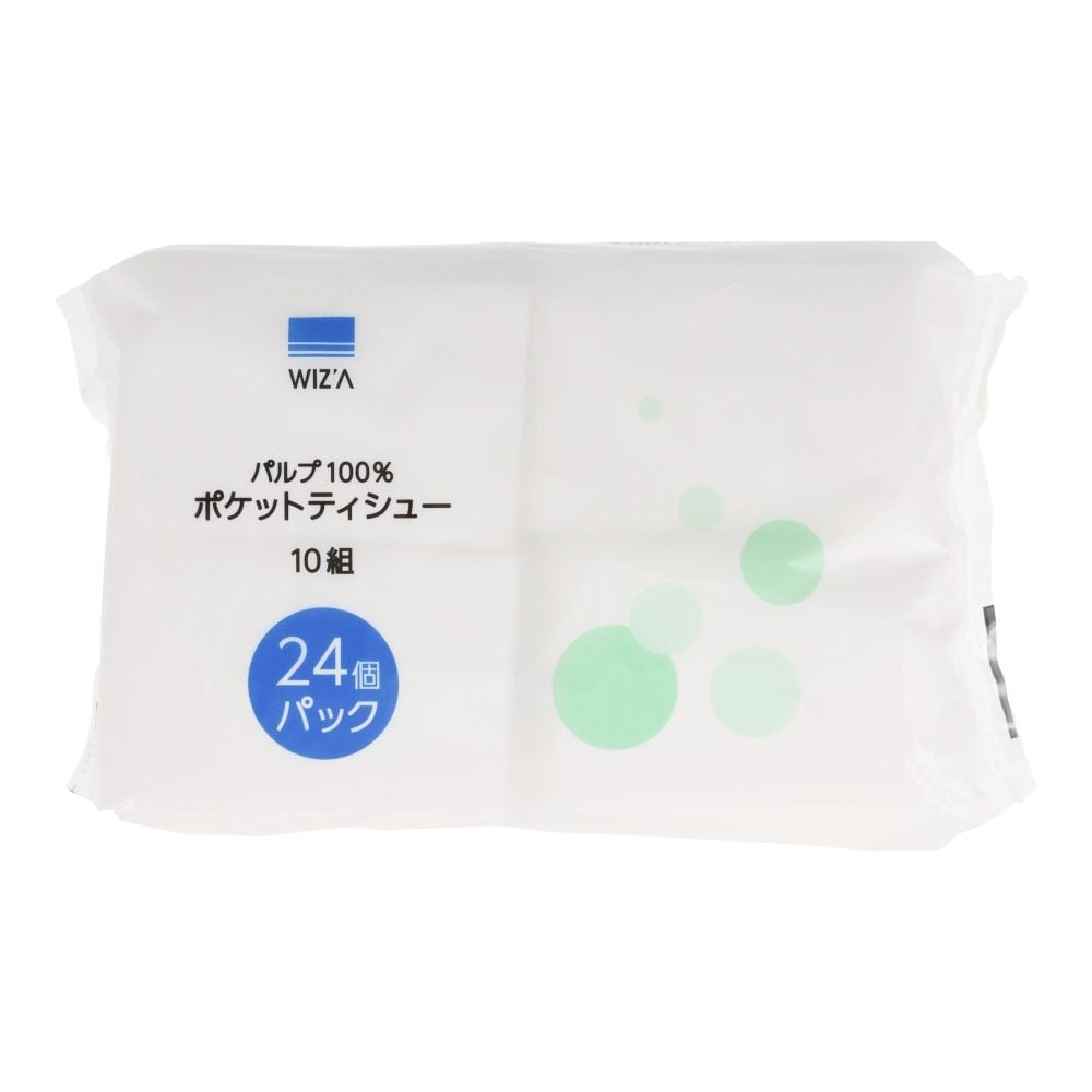ウィザ WIZ'A ポケットティッシー２４個入り, ポケットティシュー, 24個入