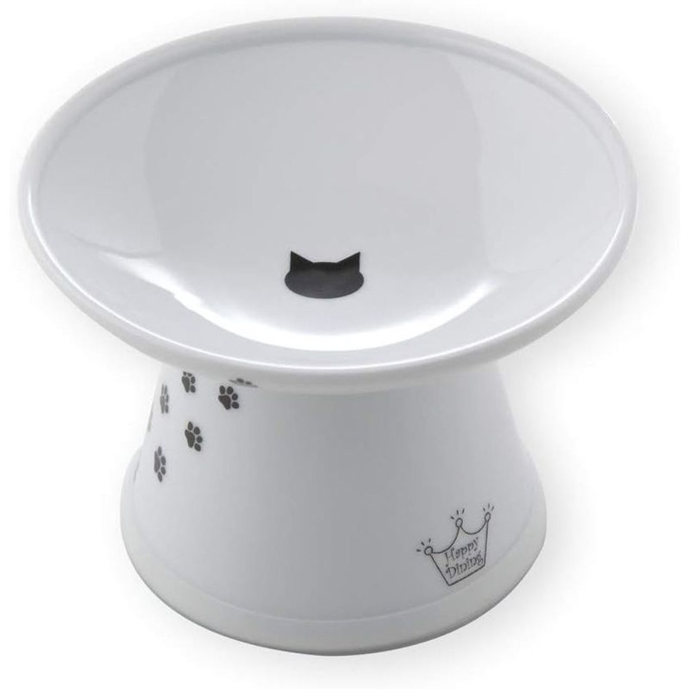猫壱　脚付フードボウル　浅広口タイプ　シリコン付き　猫柄, その他カラー１, その他サイズ１