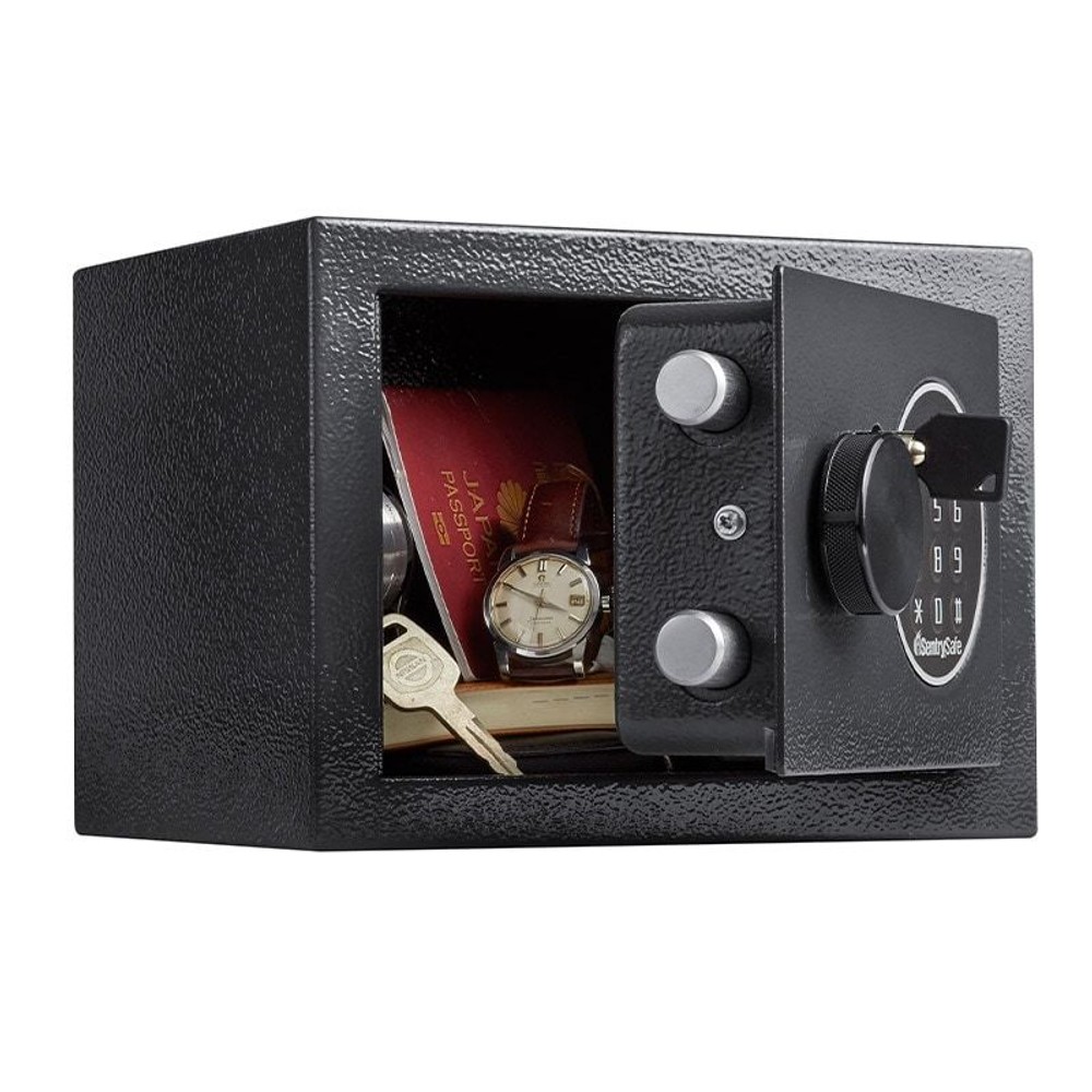 セントリー テンキー式 パーソナルセキュリティ保管庫 X014E, ブラック, X014E