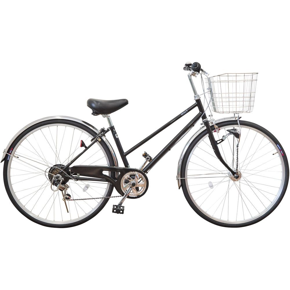 ２７インチ シティ車 外装6段変速　モルト, ブラック, 27インチ 外装6段