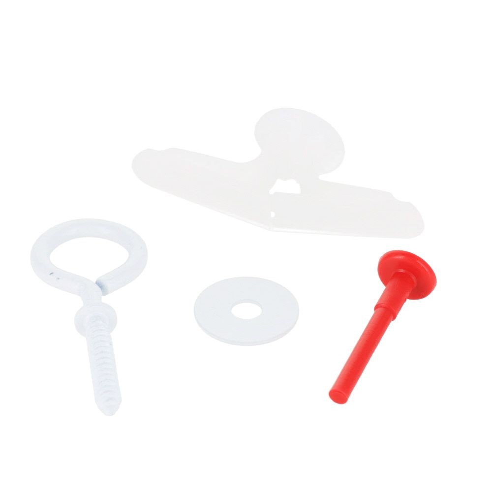 トグラー　ヒートン付　白　Ｔ９．５, 白, 5個入り