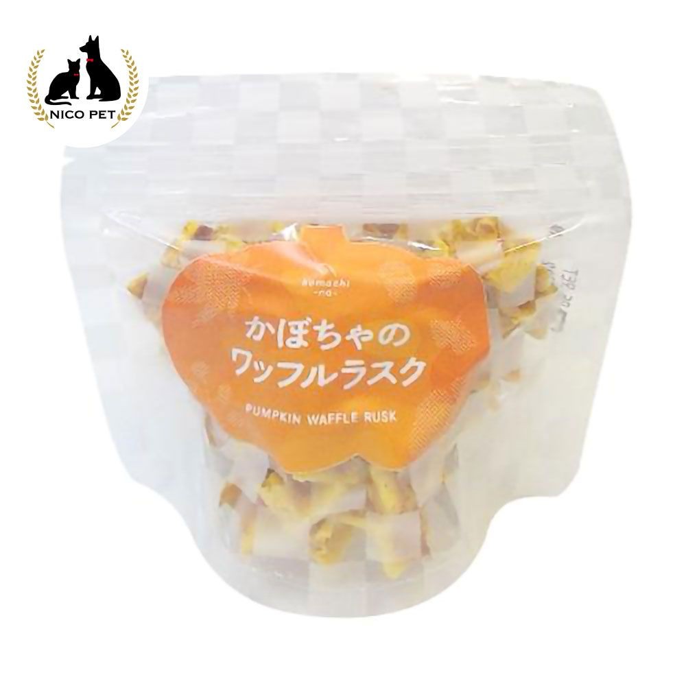 コマチナ　かぼちゃのワッフルラスク 20g, かぼちゃ, 20g
