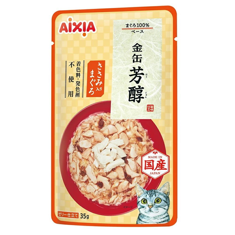 アイシア 金缶 芳醇 ささみ入りまぐろ 35g, ささみ入りまぐろ, 35g