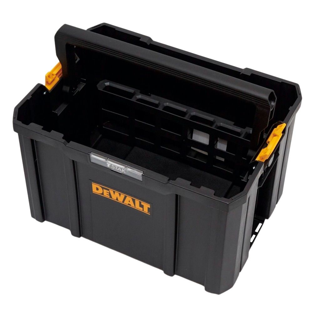 DEWALT/デウォルト システムツールボックス TSTAK ティースタックミルクボックス DWST17809, 黒/黄, DWST17809